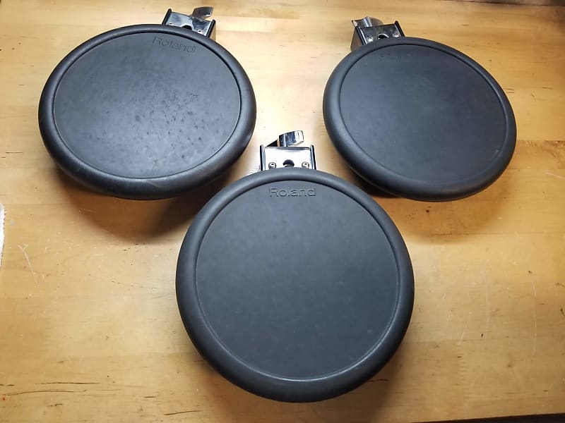 Roland PD-8 Dual Trigger V-Drum Pads 3 Pack IS74038, WT95517, & BS12904 - Free Shipping! image 1