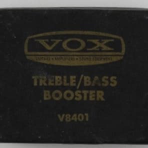 Vox Treble / Bass Booster V8401 1960's Black & Silver | Reverb