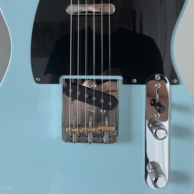Fender Vintera '50s Telecaster, Daphne Blue VMOD pickups, S1, Narrow Tall Frets image 7
