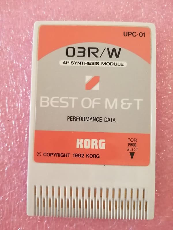 Korg 03R/W PCM and ROM card set USC-1S Best of M & T