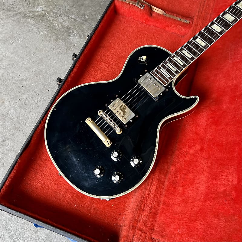 Greco EG-600 Custom 1987 Black beauty original vintage MIJ Fuji Gen Les  paul single cut Japan EGC