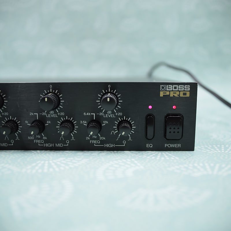 Boss Pro PQ-50 Parametric Equalizer With AC Adapter Made in 
