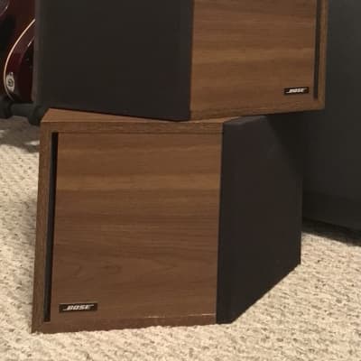 Vintage Bose 2.2 Left & Right Direct Reflecting Wood Angled | Reverb