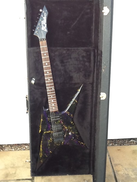 BC Rich Ironbird 1992 Custom purple splatter guitar