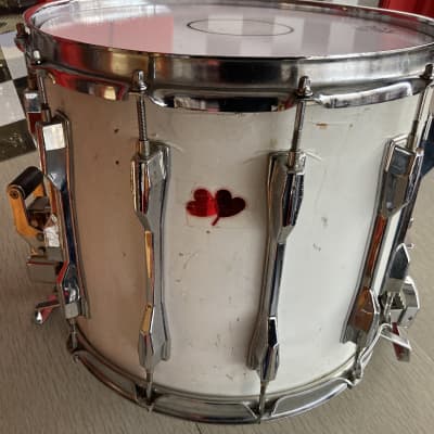 Pearl Marching Snare Drum  ? White/Chrome image 2