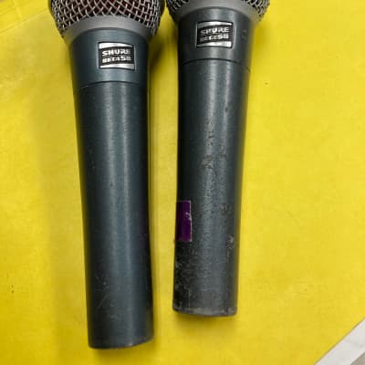 (2) Vintage Shure Beta 58 vocal mics (good working condition) image 1