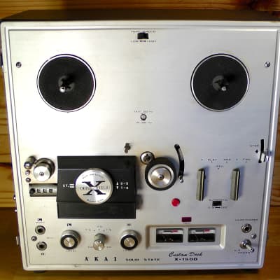 Akai X-150D Three Speed Inline 4-Track Reel to Reel Tape Recorder