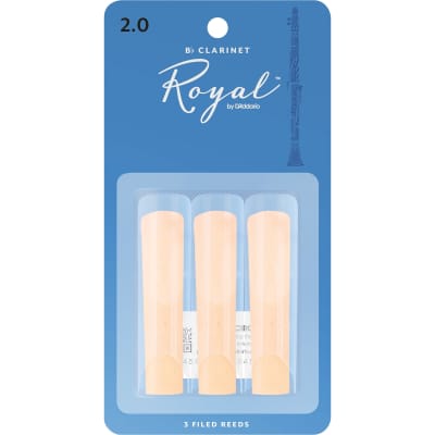 Royal Bb Clarinet Reeds - #2 3 Pack image 4