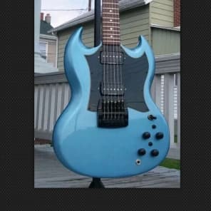 Gibson/Hamer SG/Blitz 1967/1980s Pelham Blue Metallic image 1