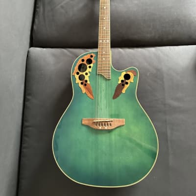 美品 低弦高 オベーションギター セレブリティデラックス ディープ