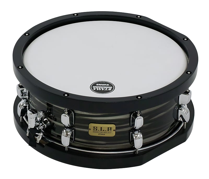 Tama S.L.P. Studio Maple Snare 14"x5,5" Charcoal Oyster LMP1455FBK-LCO image 1