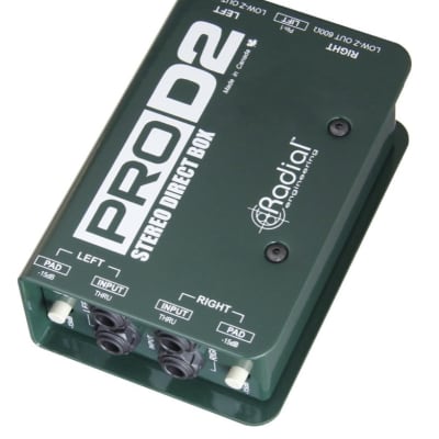 Radial Pro D2 Stereo Passive Direct Box image 1