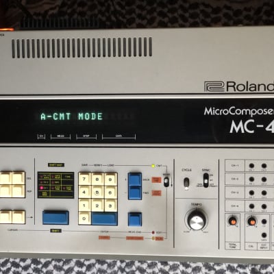 Roland MC-4B Micro Composer 4 track CV Gate Sequencer 1981 + MTR-100 Cassette interface image 5