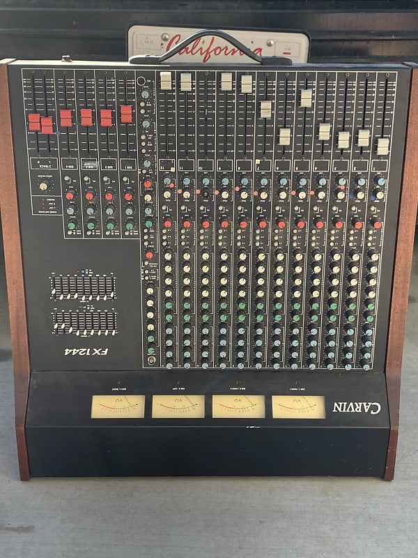 Carvin FX 1244 mixing board 80’s Black and brown Reverb UK