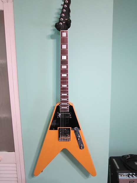 Partscaster Flying V / Telecaster Built with new quality parts image 1