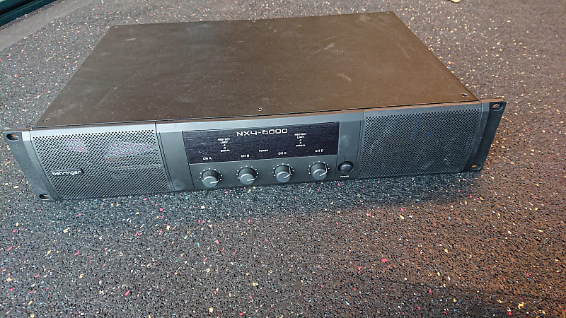 Behringer NX4-6000 アンプ Behringer NX4-6000 6,000W 4-Channel Power Amplifier | Guitar
