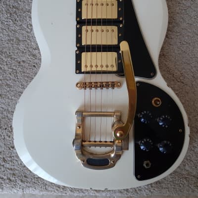 Arbiter SG- style Electric guitar 1969/70 - white | Reverb