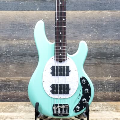 Ernie Ball Music Man StingRay Special HH Laguna Green 4-String Electric Bass w/Case for sale