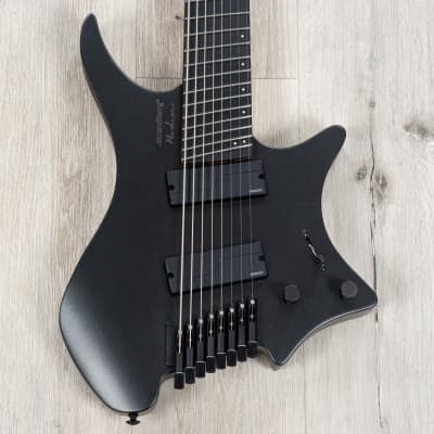 Strandberg Boden Metal NX 8 Multi-Scale Headless 8-String Guitar, Black Granite image 13