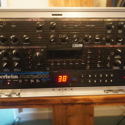 Oberheim Matrix 1000 Rackmount with Alpes Metric Ctrlr