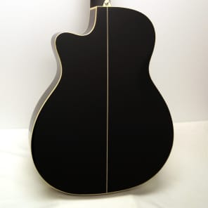 Washburn WCG187CE Comfort Select 7 String Acoustic Electric Guitar Black Reverb