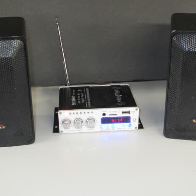 Pair Optimus PRO-7AV Speakers - Minimus 7 PRO-7AV 40-2048 6A3 Date Code - Black image 2