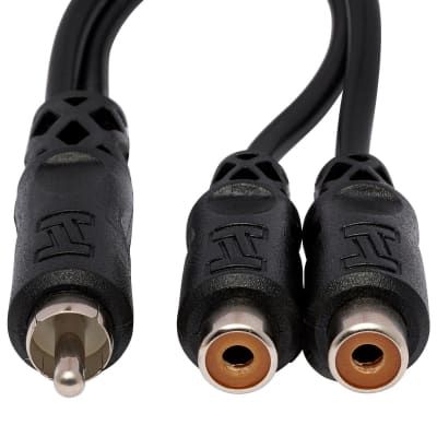 Hosa YRA-104 Y Cable Adapter RCA to Dual RCAF image 4