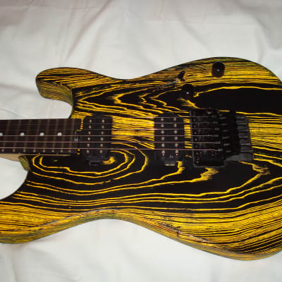 Charvel Old Yella Pro-Mod Style 1 HH Floyd Rose with Bag for sale