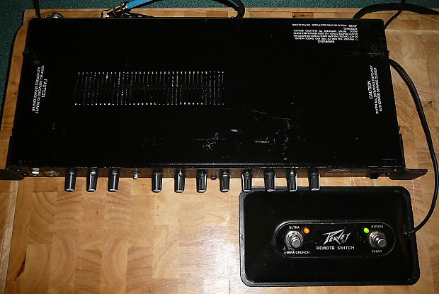 Peavey RockMaster Tube Guitar Preamp w Footswitch rackmount | Reverb