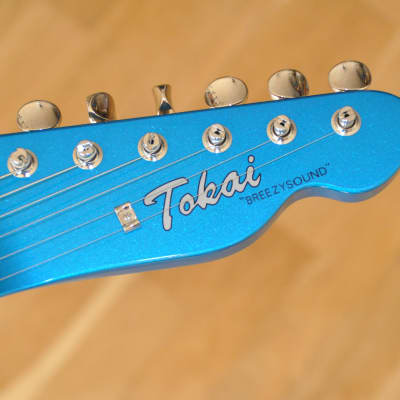 TOKAI Breezysound ATE 120S MBL Metallic Blue / Telecaster Type / Mahogany / Made In Japan / ATE120S image 11