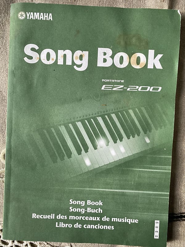 Yamaha Songbook for the Portatone EZ200 Reverb