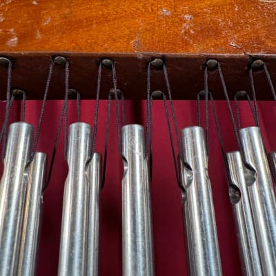 Vintage Double Row 72 Solid Bar Chimes image 6