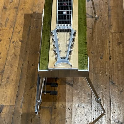 ZB Pedal steel - Natural Maple/ green. 10 string. image 10