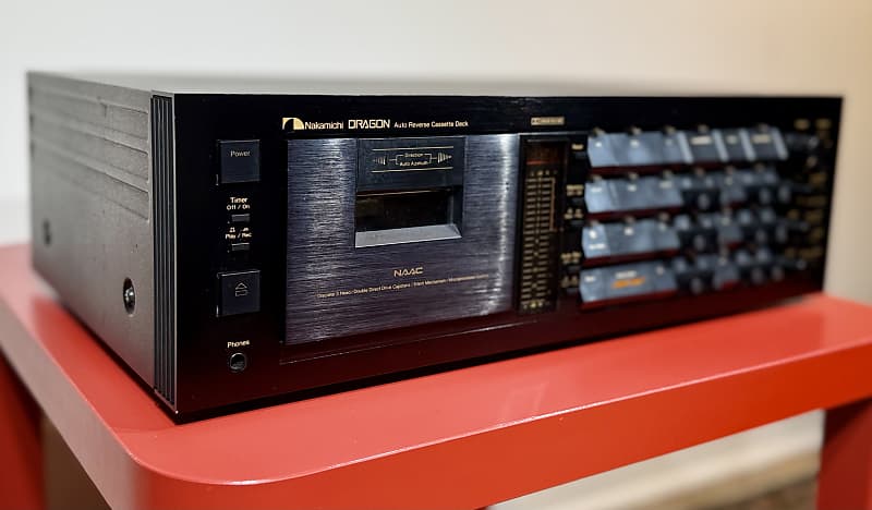 Nakamichi DRAGON Auto Reverse Cassette Deck  			