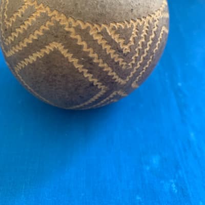 6"x 12" Amazon Gourd Rattle Ceremonial Shaker Handcrafted Ganza Percussion Egg4 image 5