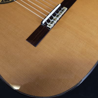 Jose Ramirez Cedar Guitarra del Tiempo Studio Classical Nylon String Guitar w/ Logo'd Hard Case image 11