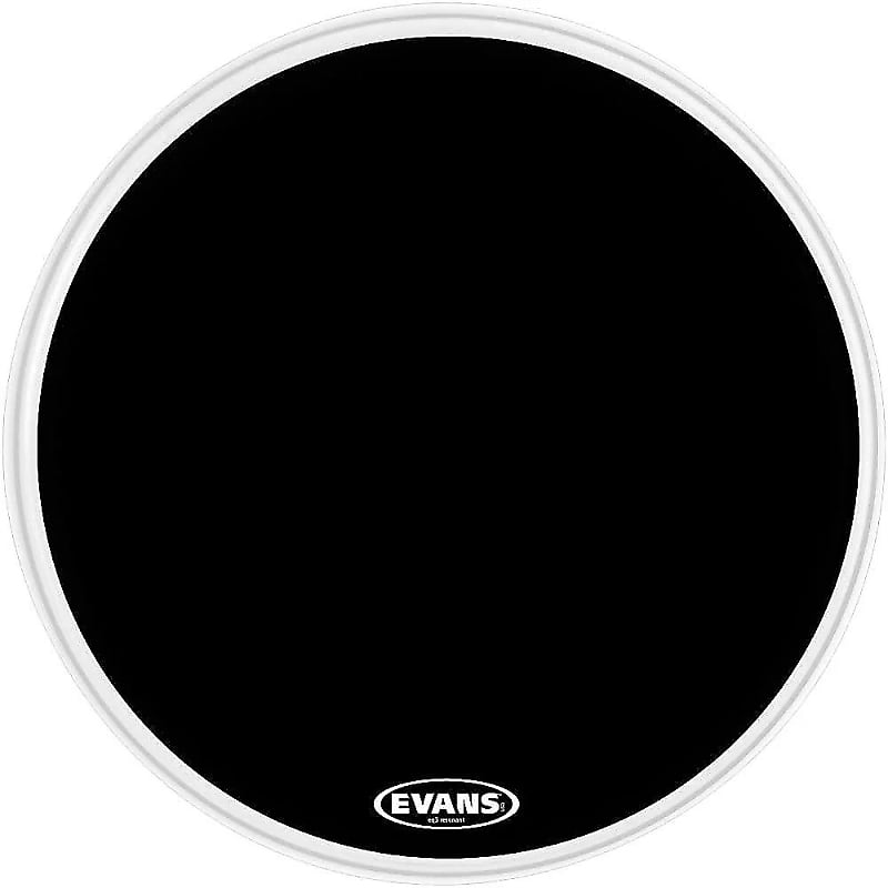 Evans BD18RB-NP EQ3 Resonant Black Bass Drum Head with No Port - 18" image 1