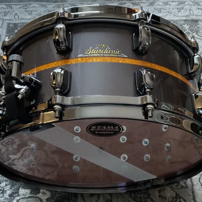Tama Starclassic Bubinga Elite 14x6.5” Black Metallic w/Gold
