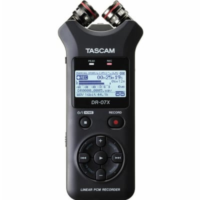TASCAM DR-07X Portable 2 Track Stereo Handheld Digital Recorder with Microphones image 2