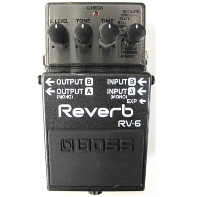 Used Boss RV-6 Digital Reverb Guitar Effects Pedal!