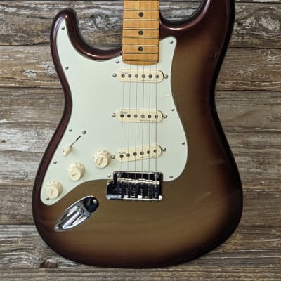 Fender American Ultra Stratocaster Left-Handed Mocha Burst W/cs (Used) image 1
