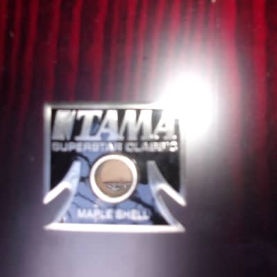 New Tama Empty Maple Superstar 22" Bass / Kick Drum Shell Garnet Burst Lacebark Pine Shell Only NO other parts Included image 1