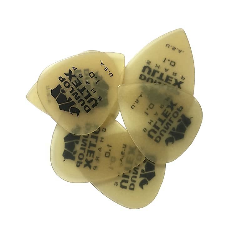 Dunlop Guitar Picks  6 Pack  Ultex Sharp  1.0mm (433P1.0) Heavy image 1