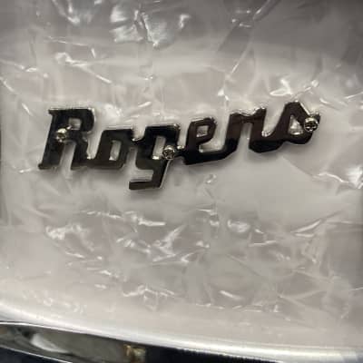 Rogers - 14x5" Dyna-Sonic Snare Drum 2010's - White Marine Pearl image 4