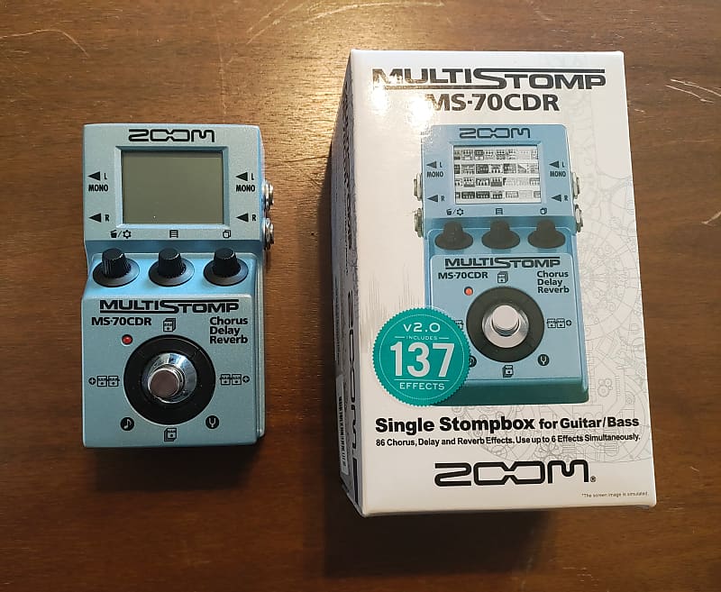 Zoom MS-70CDR MultiStomp