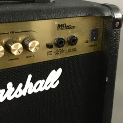 Marshall Electric Guitar “MG Series” Amp MG15CD 2000s Black Tolex Amplifier Travel Amp image 7