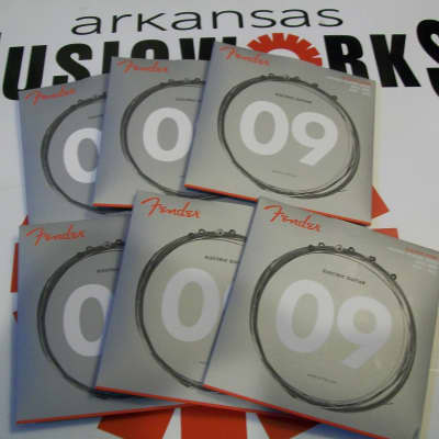 12 Sets of Fender Dynamaxx 250L Nickel Plated Steel Guitar Strings