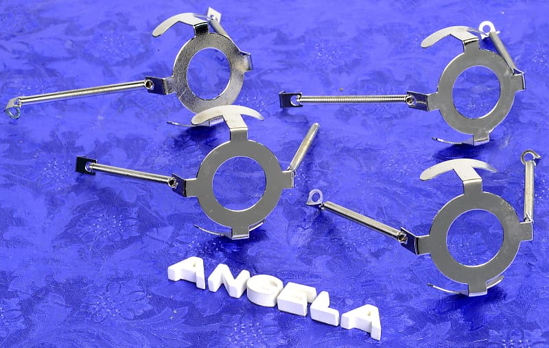 Four Spring Loaded Chassis Mount Tube Retainers For KT88, Reverb UK