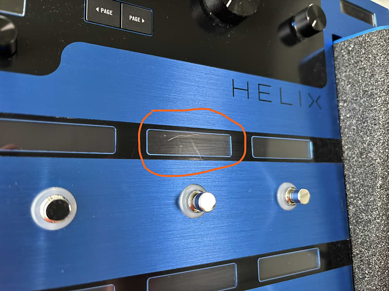Line 6 Helix Floor Limited Edition 2019 - Lightning Blue