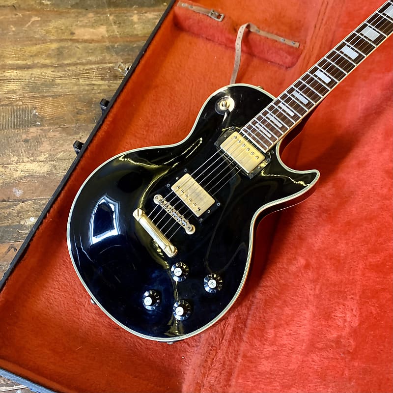 Greco EGC-550 custom c 1990 Black beauty singlecut les paul